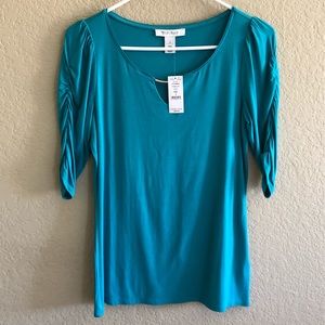 Teal top from White House Black Market